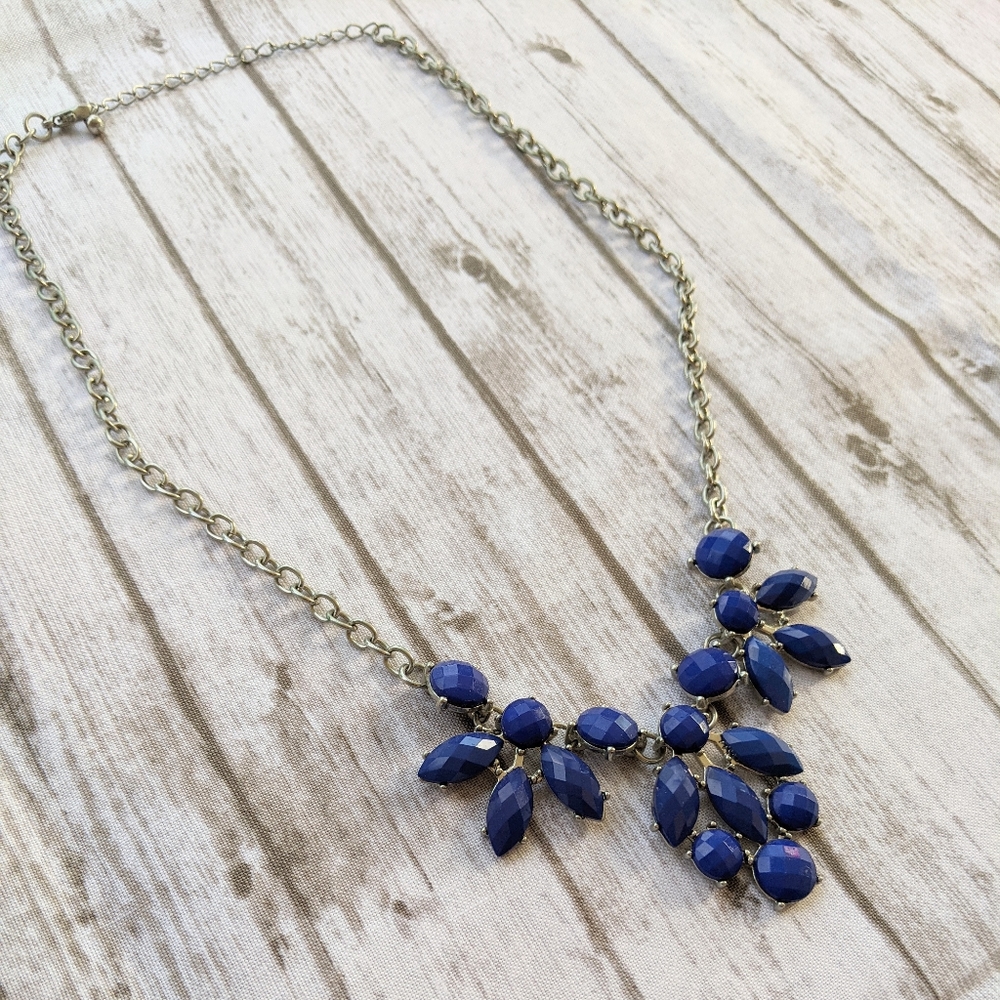Royal Blue Statement Necklace